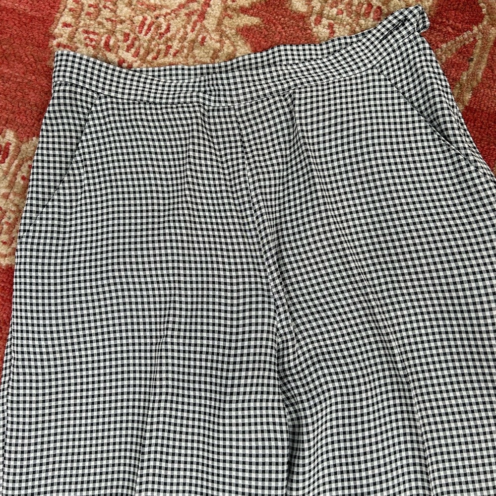 Moschino Viscose Crepe Mini Check Pants View 2